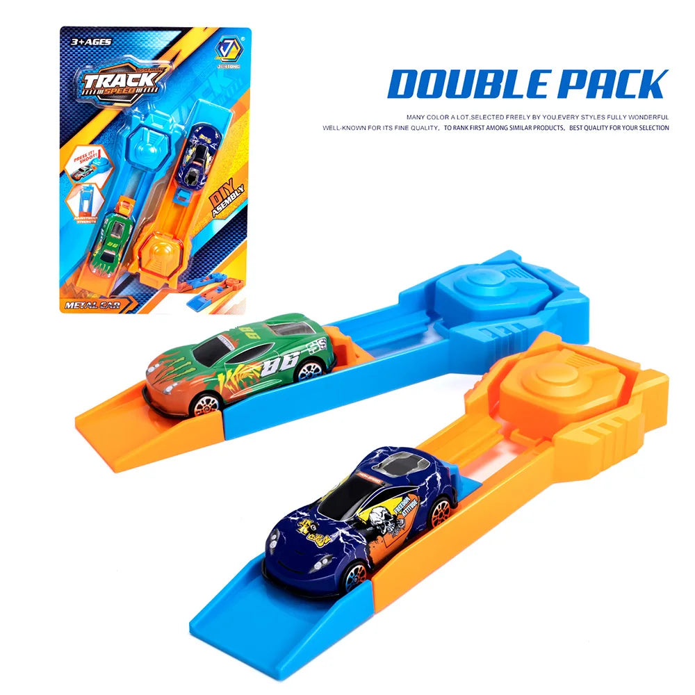 High-Speed Metal Racing Track Launcher (Pro-Grip)