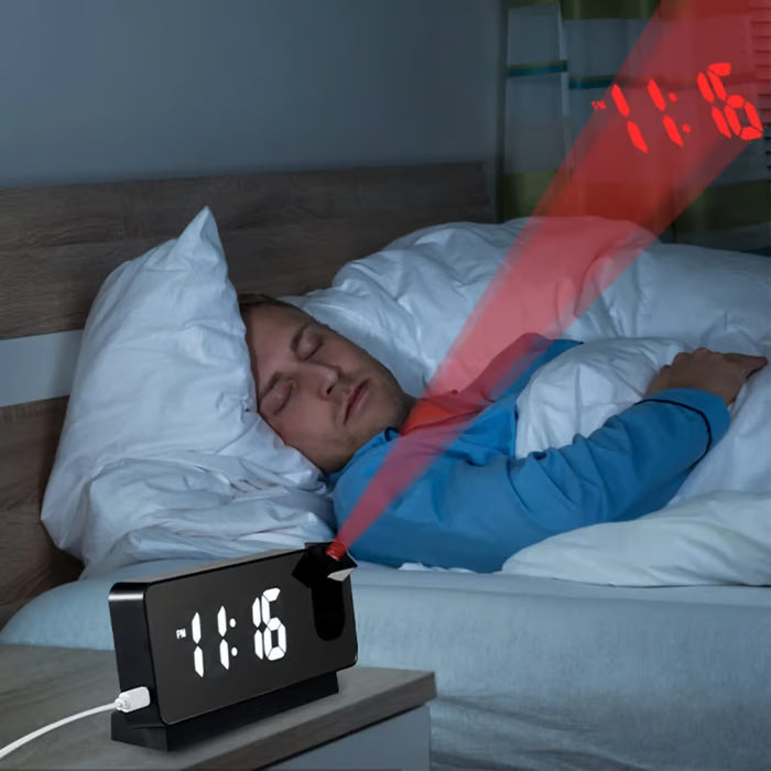 Mirror Projection Alarm Clock - VendeSee