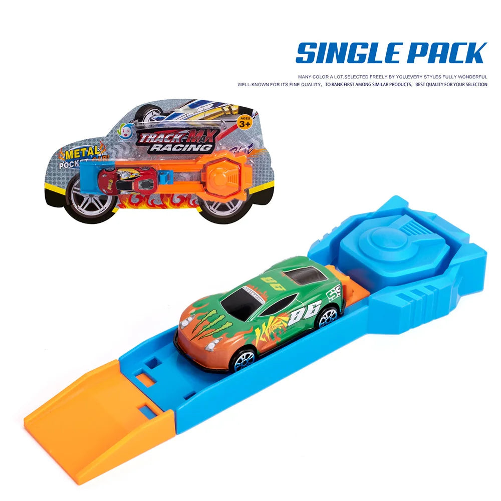 High-Speed Metal Racing Track Launcher (Pro-Grip)