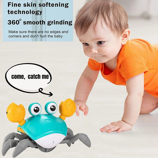 Electric Induction Crawling Crab - Interactive Toddler Gift