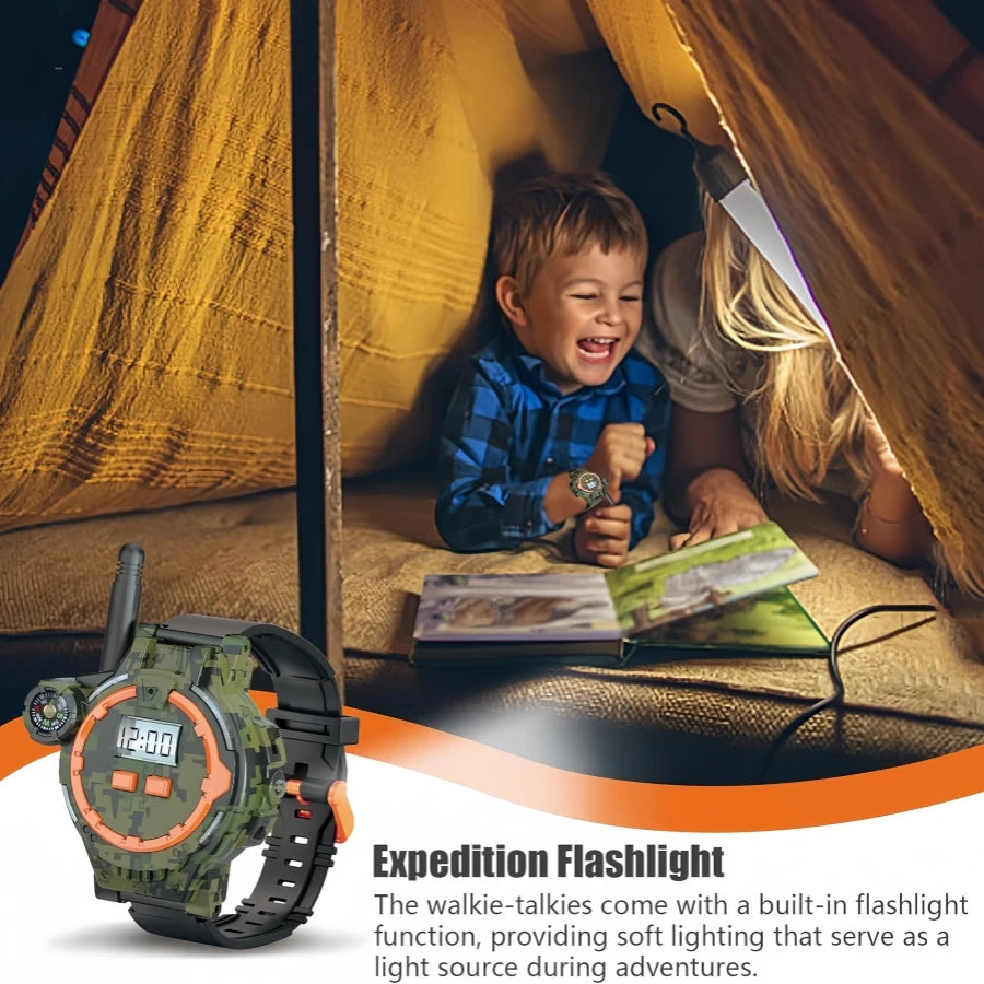 2-Way Rechargeable Radio Set for Kids - 200m Range