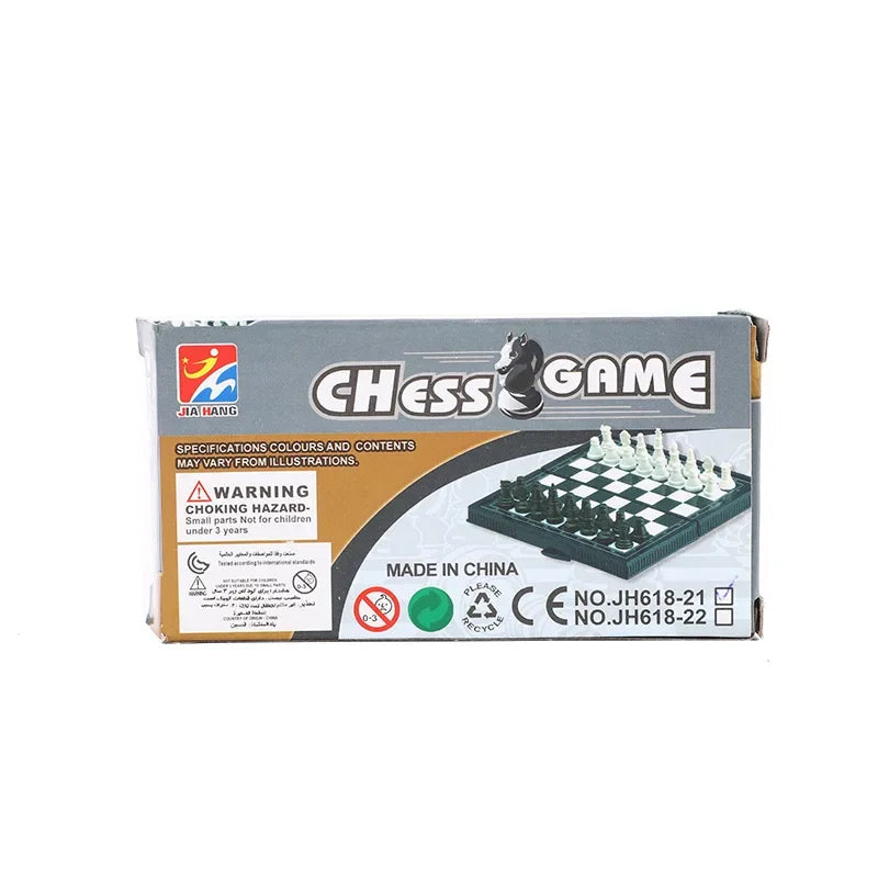 Compact Folding Magnetic Chessboard (Travel-Friendly)