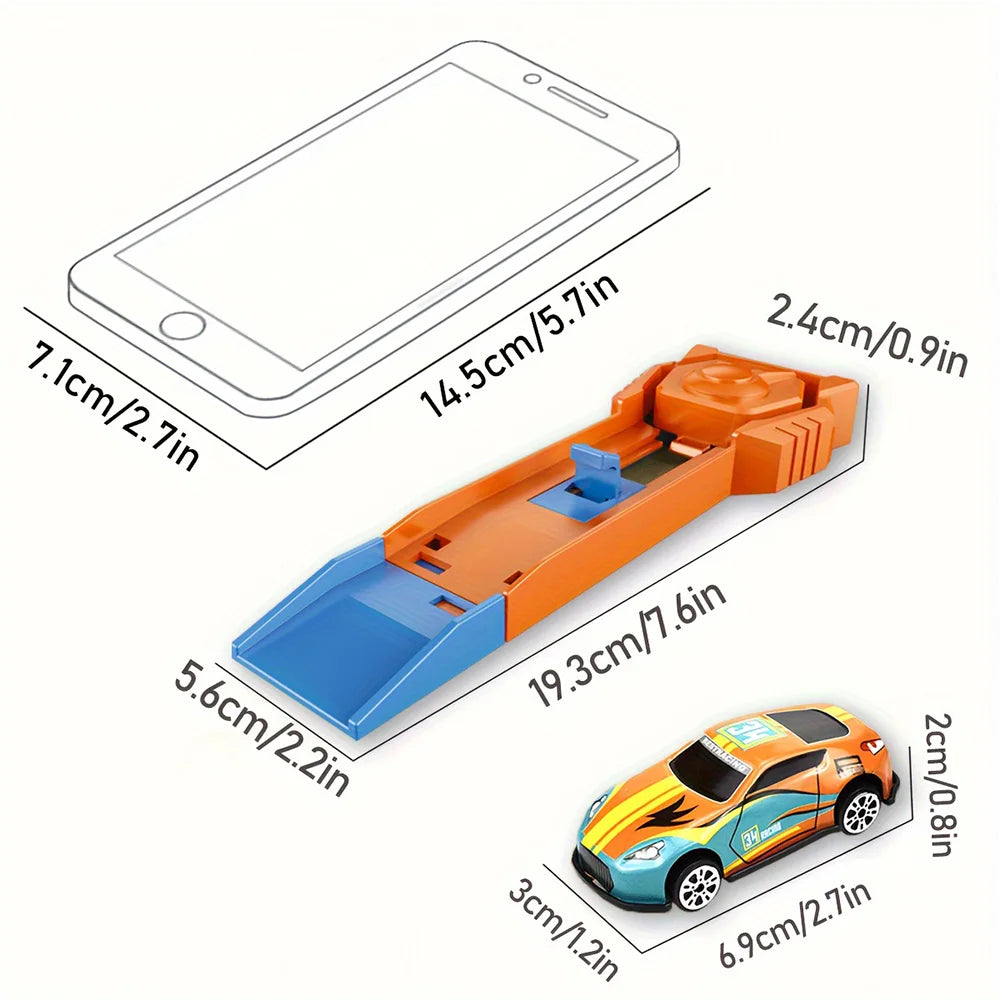 High-Speed Metal Racing Track Launcher (Pro-Grip)