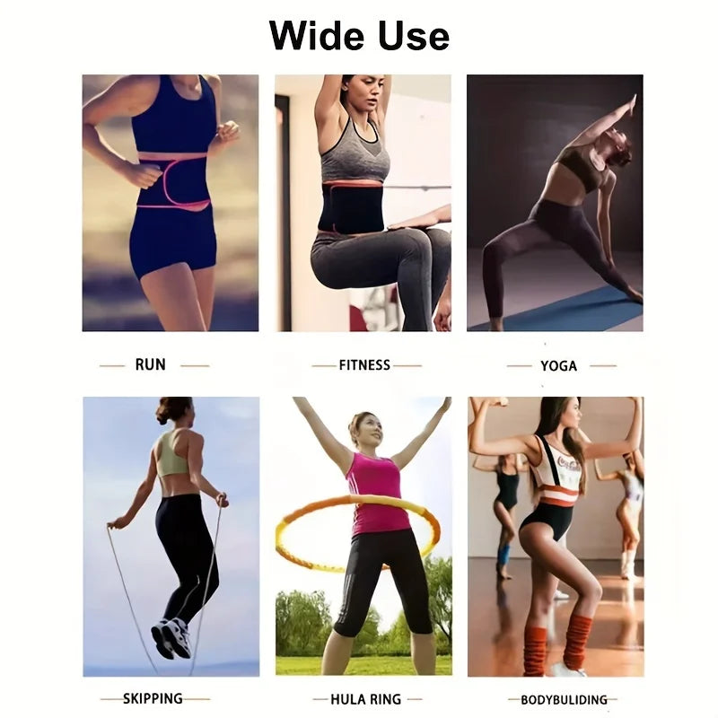 High-Compression Workout Sweat Belt (Thermal Support)