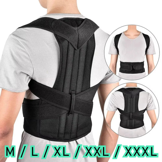 Ergonomic Back & Shoulder Support Brace (Adjustable)