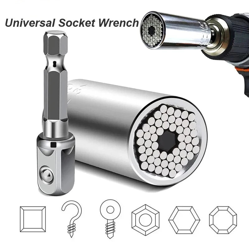 The Magic Grip Universal Socket - 7-19mm Multi-Tool