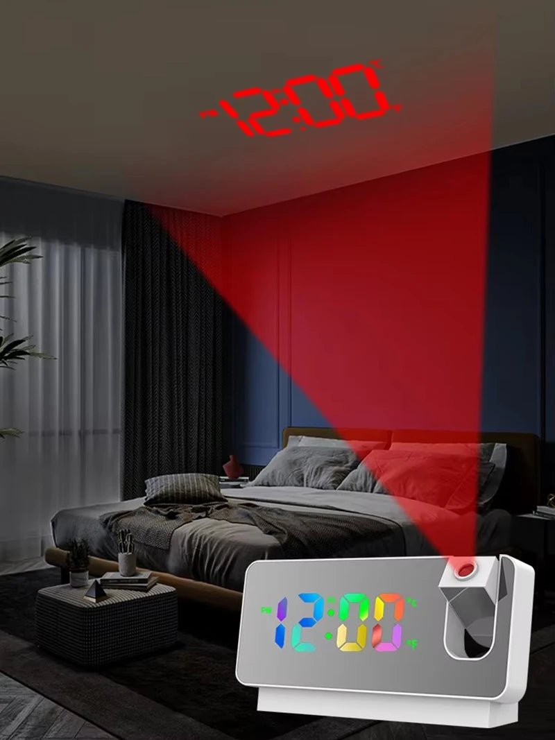 Mirror Projection Alarm Clock - VendeSee