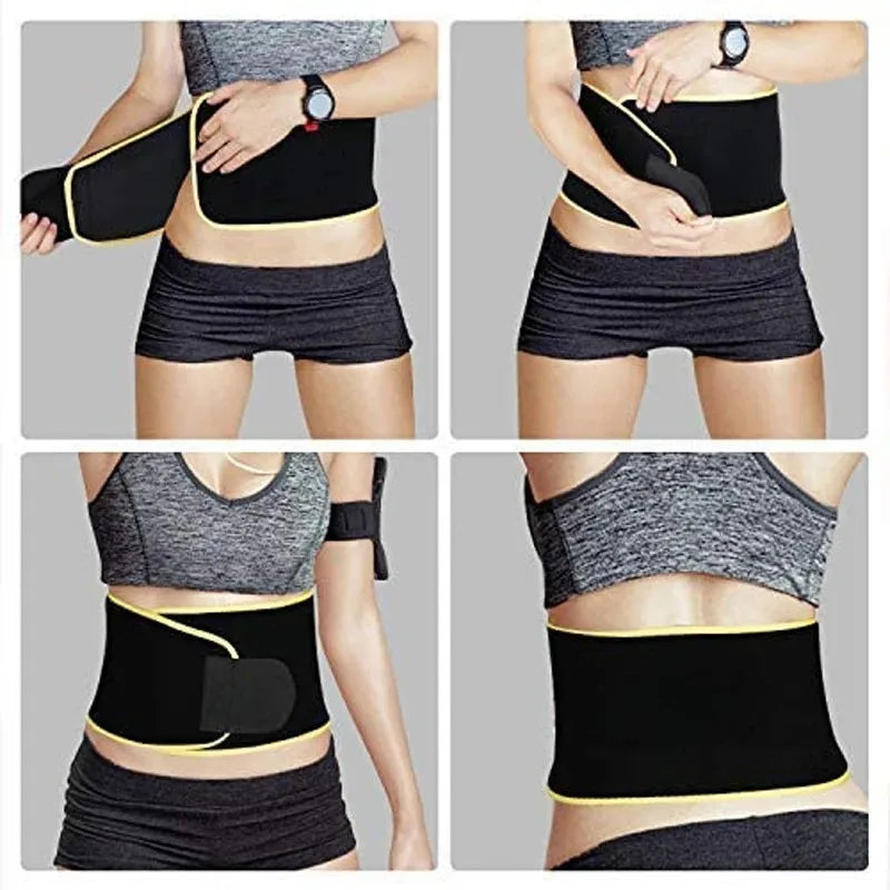 High-Compression Workout Sweat Belt (Thermal Support)