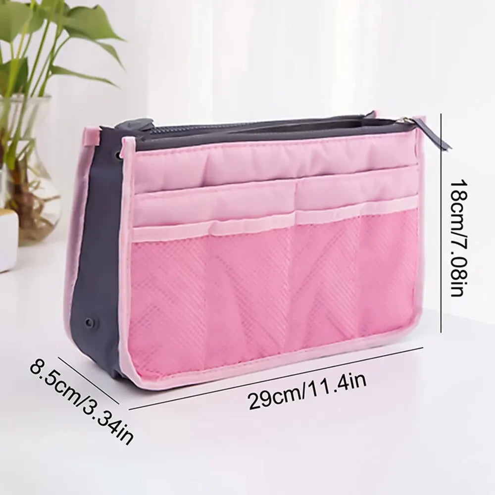 Large Capacity Multi-Pocket Travel Toiletry & Makeup Organiser