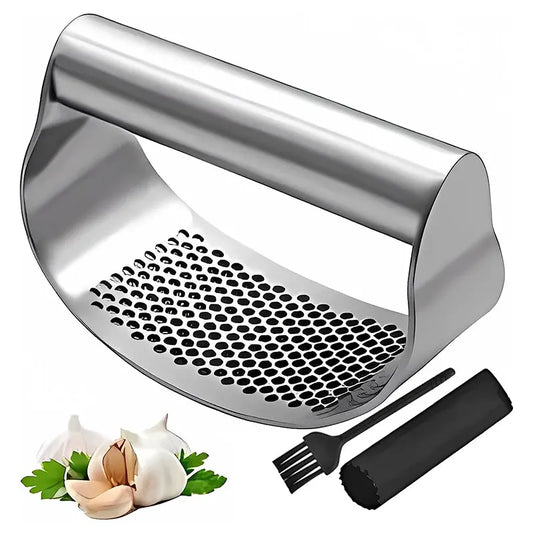Stainless Steel Garlic Rocker & Ginger Crusher