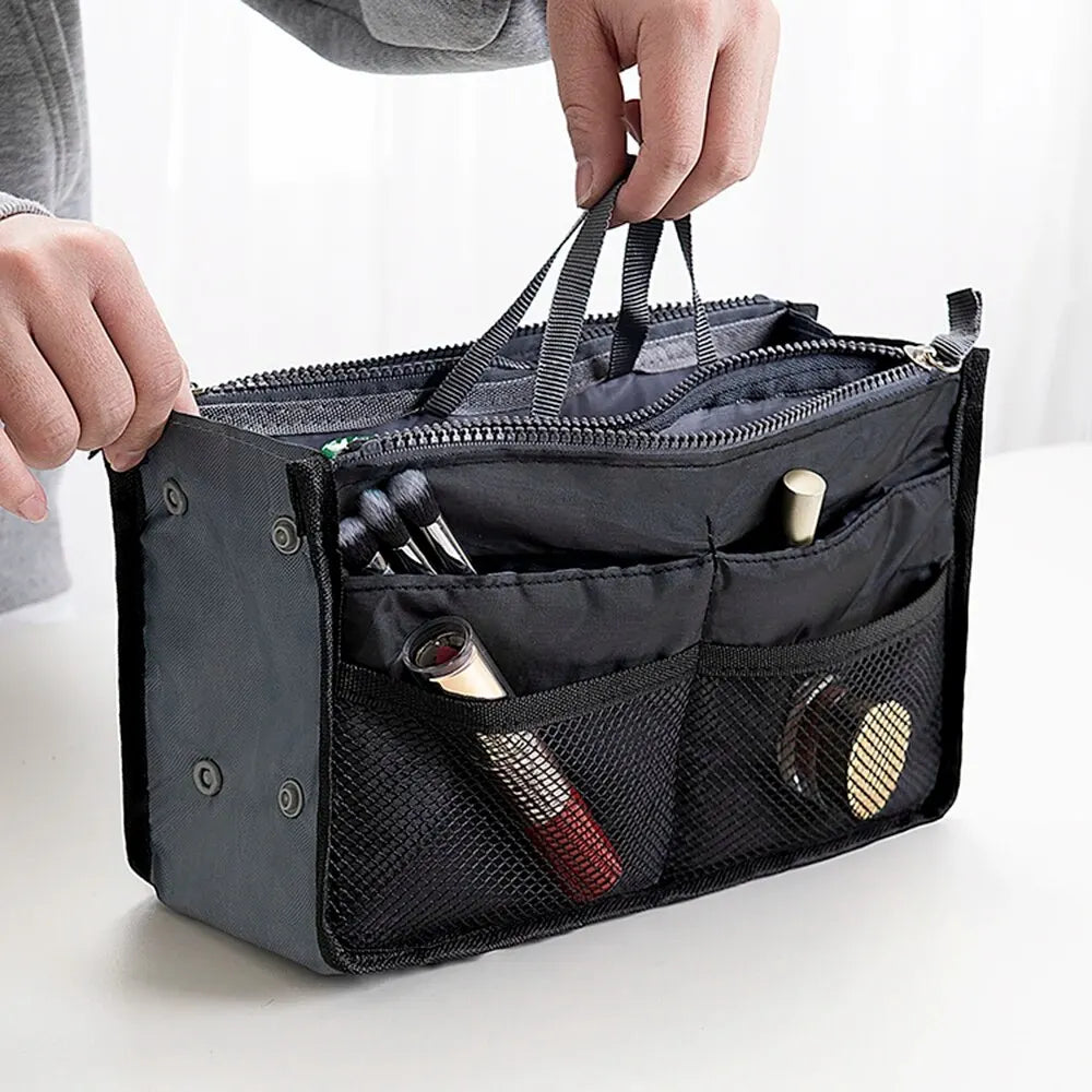 Large Capacity Multi-Pocket Travel Toiletry & Makeup Organiser