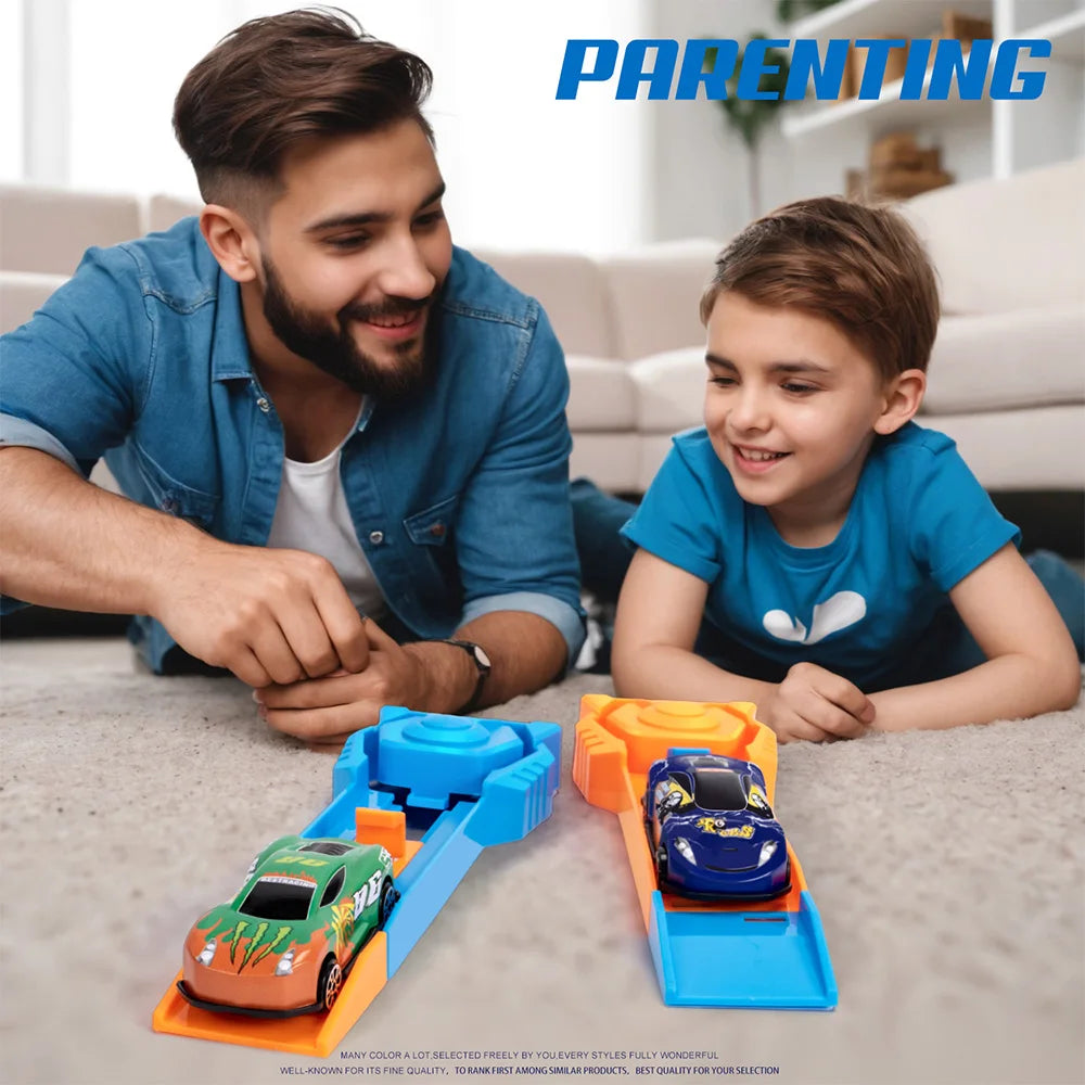 High-Speed Metal Racing Track Launcher (Pro-Grip)