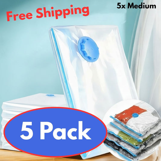 Premium Vacuum Storage Bags – Save 80% Space & Protect Against Damp